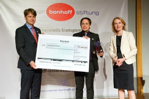Tim Wessels erhält den mit 50.000 Euro dotierten Bonhoff-Preis