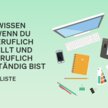 Checkliste zum kostenfreien Download: Hauptberuflich angestellt, nebenher selbstständig? Was du jetzt wissen solltest!