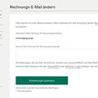 Neue Option in deinem Mitgliedskonto: Eigene Mail-Adresse für Rechnungen einrichten