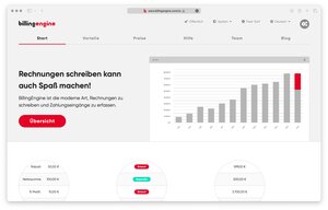 Blick in das Programm billingengine (Screenshot)