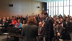 Gut besucht:  Nahezu alle relevanten Institutionen im Bereich der sozialen Sicherheit kommen zur GVG-Konferenz (hier ein Foto von einer früheren Konferenz)