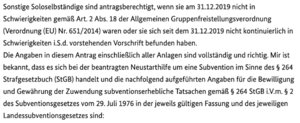 Hier geht es darum, dass dein Unternehmen nicht schon am 31.12.2019 in Schwierigkeiten (z.B. insolvent) war, es wird auf die entsprechenden Definitionen der EU verwiesen.