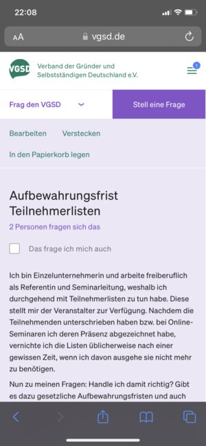 Im eingeloggten Zustand weist auf Mobilgeräten ein Kennzeichenzähler rechts oben auf Benachrichtigungen hin und leitet dich zum entsprechenden Menüpunkt