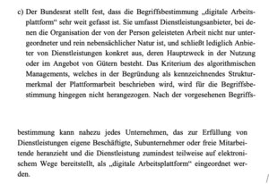 Beschlussempfehlung von Ausschüssen im Bundesrat: Die Plattform-Definition bedarf einer Nachbesserung (Ziff. 6)