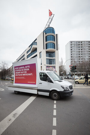 Vor der SPD-Parteizentrale