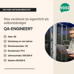 Ein QA-Engineer kümmert sich um die Qualität der Produkte seiner Kunden