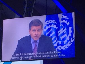 Grußwort des Präsidenten der Internationalen Arbeitsorganisation