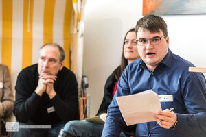 Reinhard Mohr, Sylvie Denarié und Micha Lauterjung