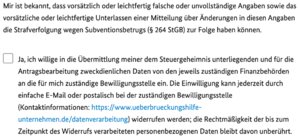 Schon leichtfertig falsche Angaben oder das Unterlassen der Mitteilung von Änderungen können zu einer Strafverfolgung wegen Subventionsbetrug führen!