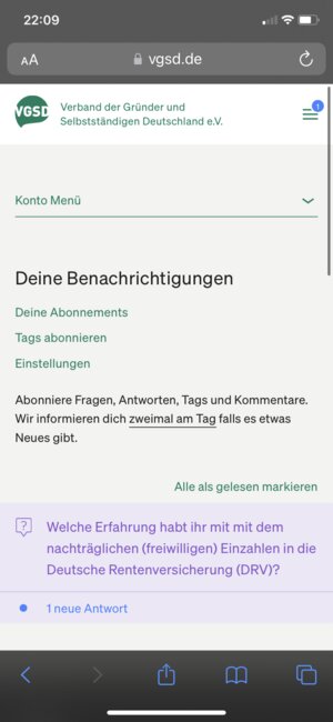 Unter "Deine Benachrichtigungen" (hier die mobile Version) erfährst du, worin die Benachrichtigung besteht. Hier gibt eine neue Antwort auf eine von dir (auch) gestellten Frage