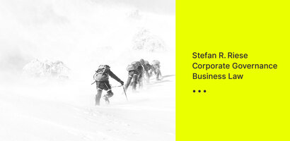 Stefan R. Riese | Corporate Governance | Business Law