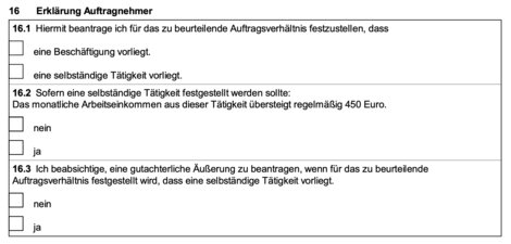 Formular V0027: Was Auftragnehmer beantragen können...