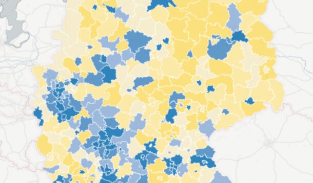 Karte: Hier fühlen sich IT-Experten zuhause