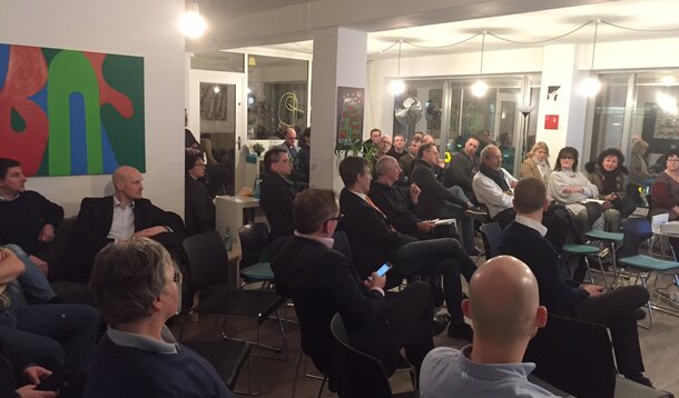 „Vorstand on Tour“: Gestern abend in Frankfurt