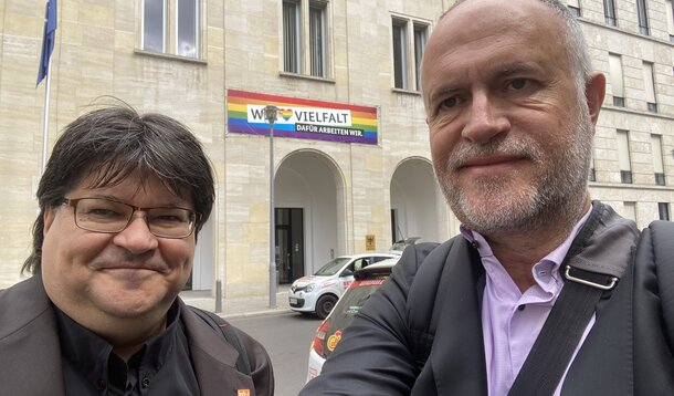 Endlich wieder physische Termine in Berlin: Zu Gast bei Mittelstandsunion sowie im Bundesarbeitsministerium