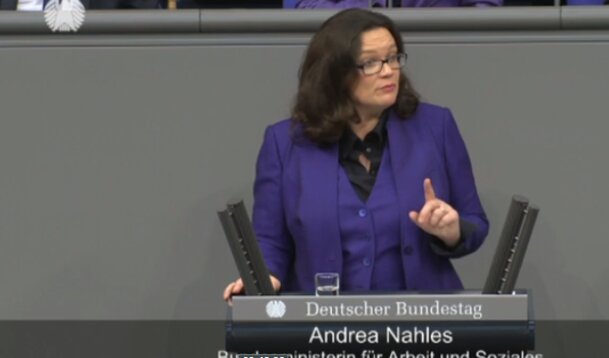 VGSD-News 15.11: Nahles legt Gesetzesentwurf vor –  gibt sich unbeirrt von Kritik der Kanzlerin