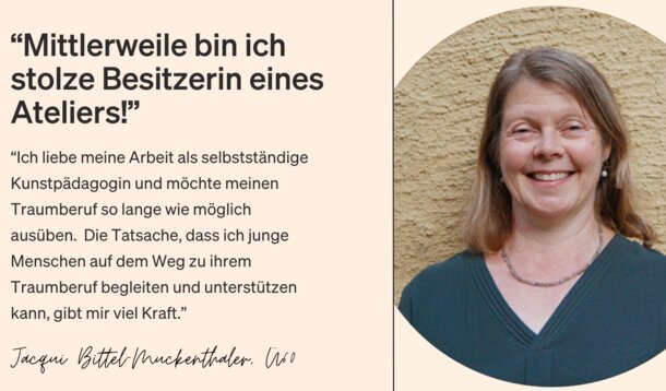 Wie lebst und arbeitest du als Selbstständige/r im Alter von über 60 Jahren?: Jacqui Bittel-Muckenthaler, Ü60: "Meine Arbeit macht einen großen Teil meines Lebensglücks aus!"