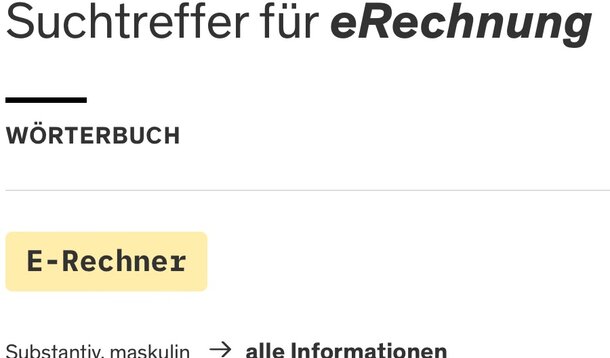 Was ist eigentlich die richtige Schreibweise: E-Rechnung oder eRechnung?