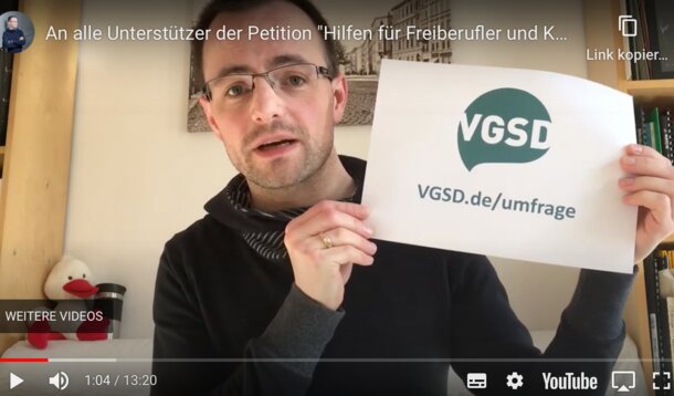 Petitionen zur Corona-Krise, die sich für wirksamere Hilfen für Selbstständige einsetzen