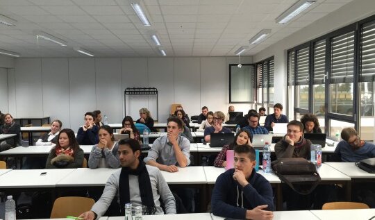 VGSD stellt sich Teilnehmern des Studiengangs „Unternehmertum“ in Karlsruhe vor