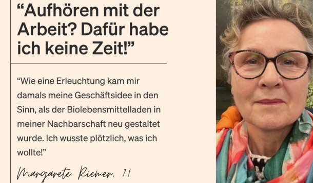 Wie lebst und arbeitest du als Selbstständige mit über 60 Jahren?: Margarete Riemer, 71: "Ich arbeite in meinem Bio-Mode-Laden mehr als je zuvor."