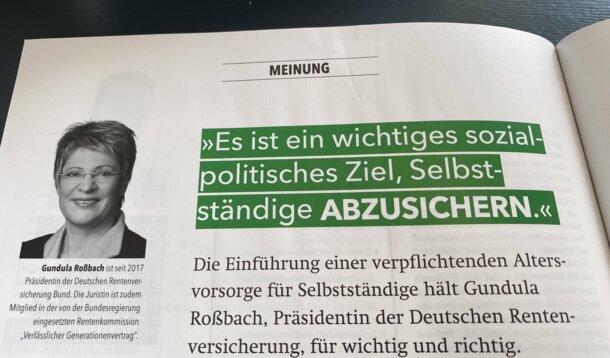 VGSD versus Deutsche Rentenversicherung: "Die Regierung muss ihre Hausaufgaben noch machen"