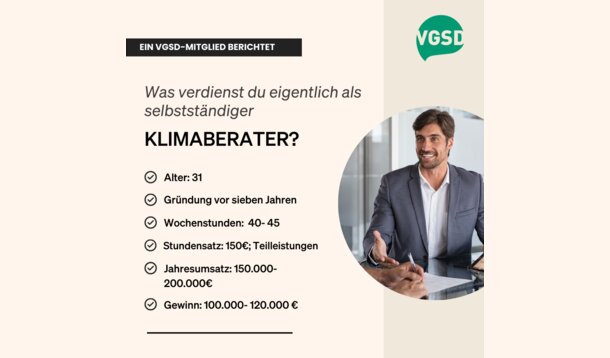 Wie viel verdient eigentlich ein Klimaberater?: Tom K., 32: "Festpreise haben meine Bezahlung im Vergleich zur Arbeit nach Stundensätzen immens erhöht"