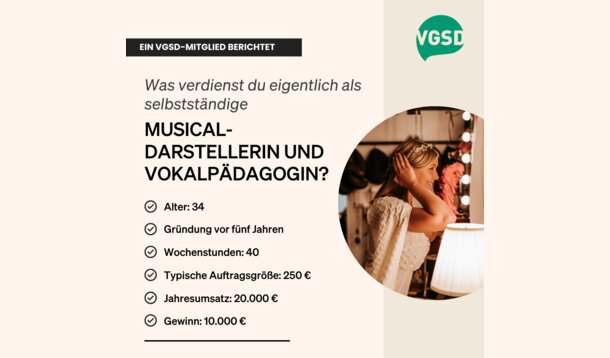 Wie viel verdient eigentlich eine Musicaldarstellerin? : Pamela F. , 34: "Bei Pauschalen bekomme ich oft nachträglich Mehrarbeit aufgebrummt"