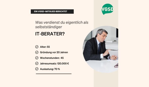 Wie viel verdient eigentlich ein selbstständiger IT-Berater? Sebastian P., 55: „Typisch sind Auftragsgrößen um die 50.000 Euro – und Angst vor Scheinselbstständigkeit"