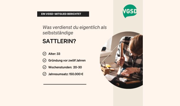 Wie viel verdient eigentlich eine Sattlerin? Laura F.: "150.000 Euro Umsatz, aber nur drei Tage Urlaub im Jahr"