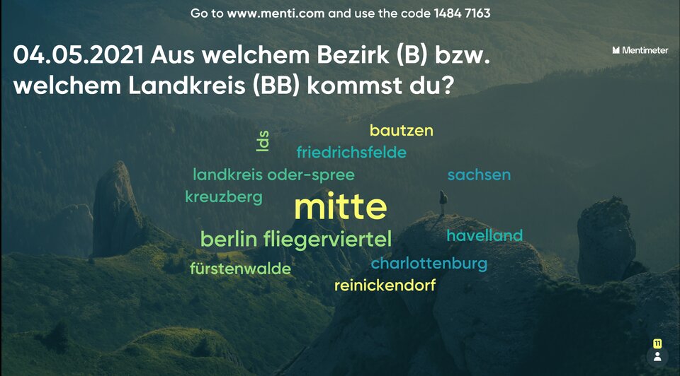 "Wo kommt ihr her?" - Eine Übersicht darüber gibt es immer am Anfang eines jeden Berliner Stammtisches.