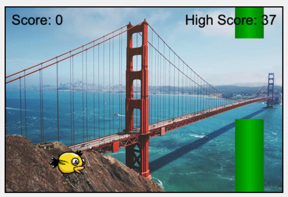 Einen Highscore von 37 musst du erst mal schaffen! – So sieht das mit ChatGPT innerhalb von zwei Stunden programmierte Spiel aus. Am Ende des Beitrags kannst du es selbst ausprobieren.