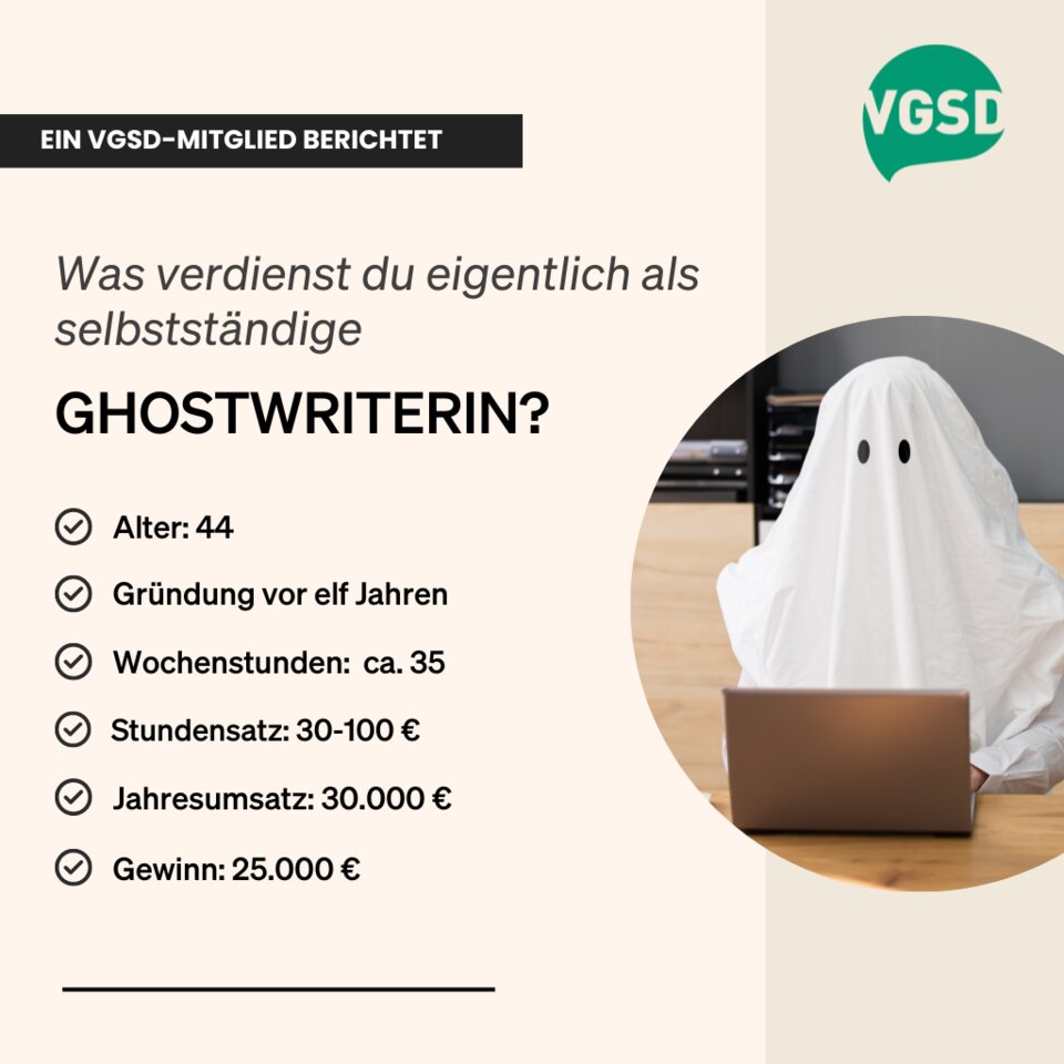 Wie viel kann man als Ghostwriter verdienen?